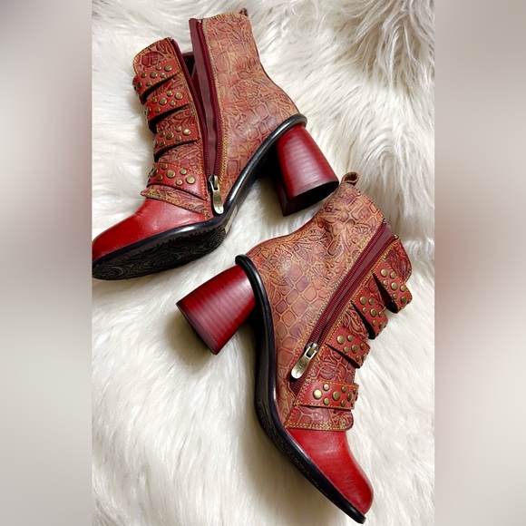 NEW L`Artiste by Spring Step Women's Leather Boots Wonderland SIZE 38 Fit 7.5/8 - Picture 13 of 14